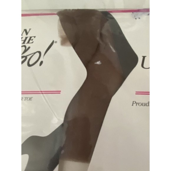 Vintage On the Go Pantyhose Womens Size 3 Platina Ultra Sheer Ultra Transparente - Picture 11 of 16